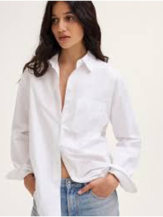 Madewell Tops - Madewell Classic White Button-Down Shirt - Women's White Top